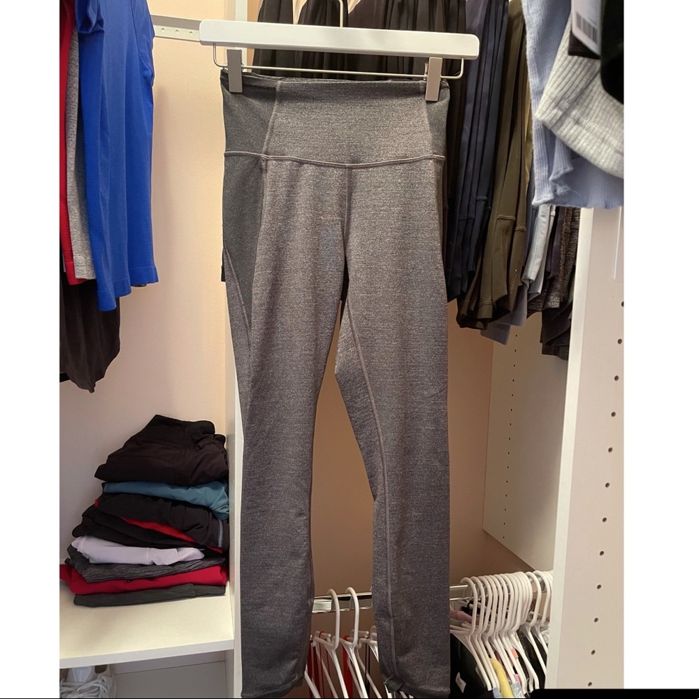 Dark Grey Lululemon Leggings 25” length.